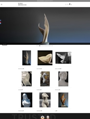 eCommerce website: Nina Menduni