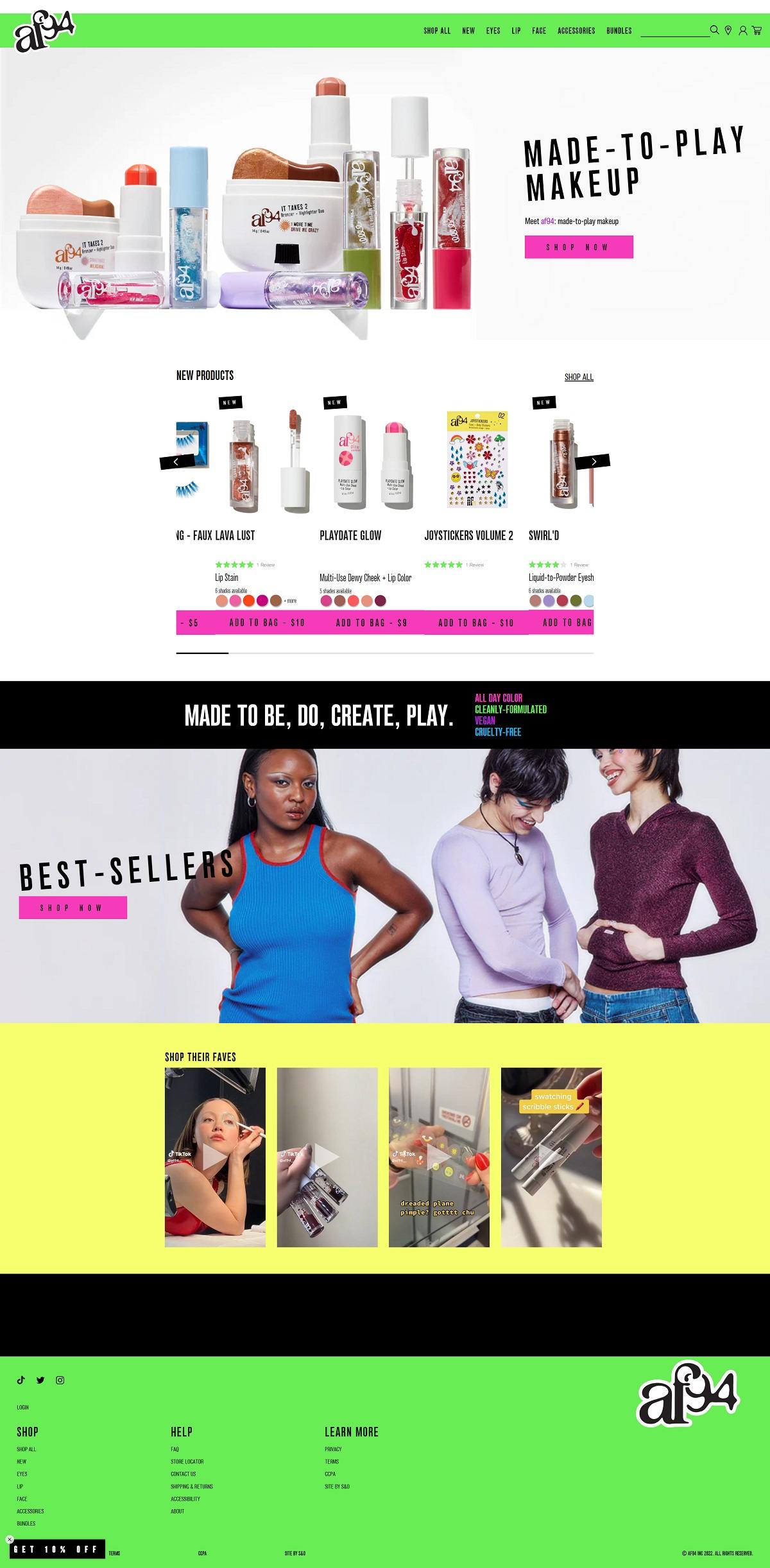 eCommerce website: AF94