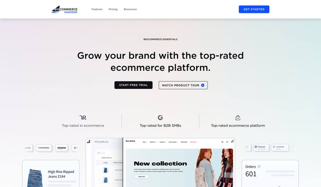 bigcommerce new homepage