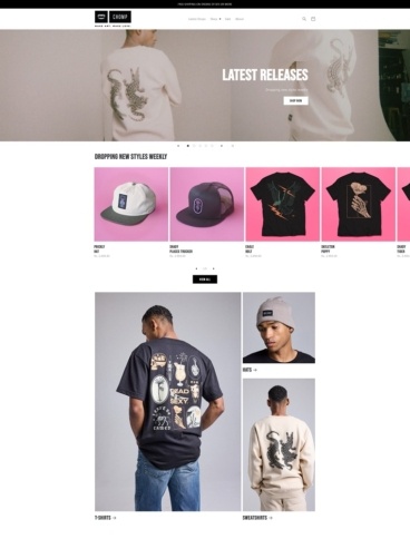 eCommerce website: Chomp