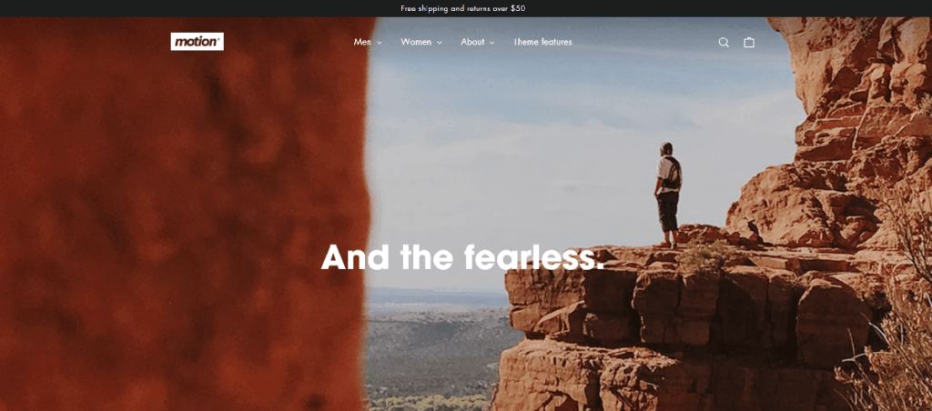classic template for the Motion theme