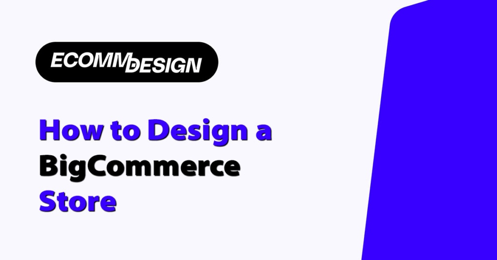 design bigcommerce store