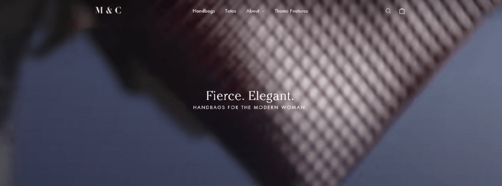 elegant template for the Motion theme