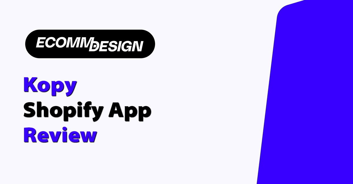 kopy shopify app revew