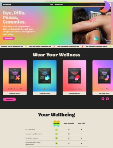 eCommerce website: Wearables