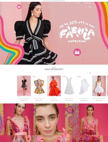 eCommerce website: CeliaB