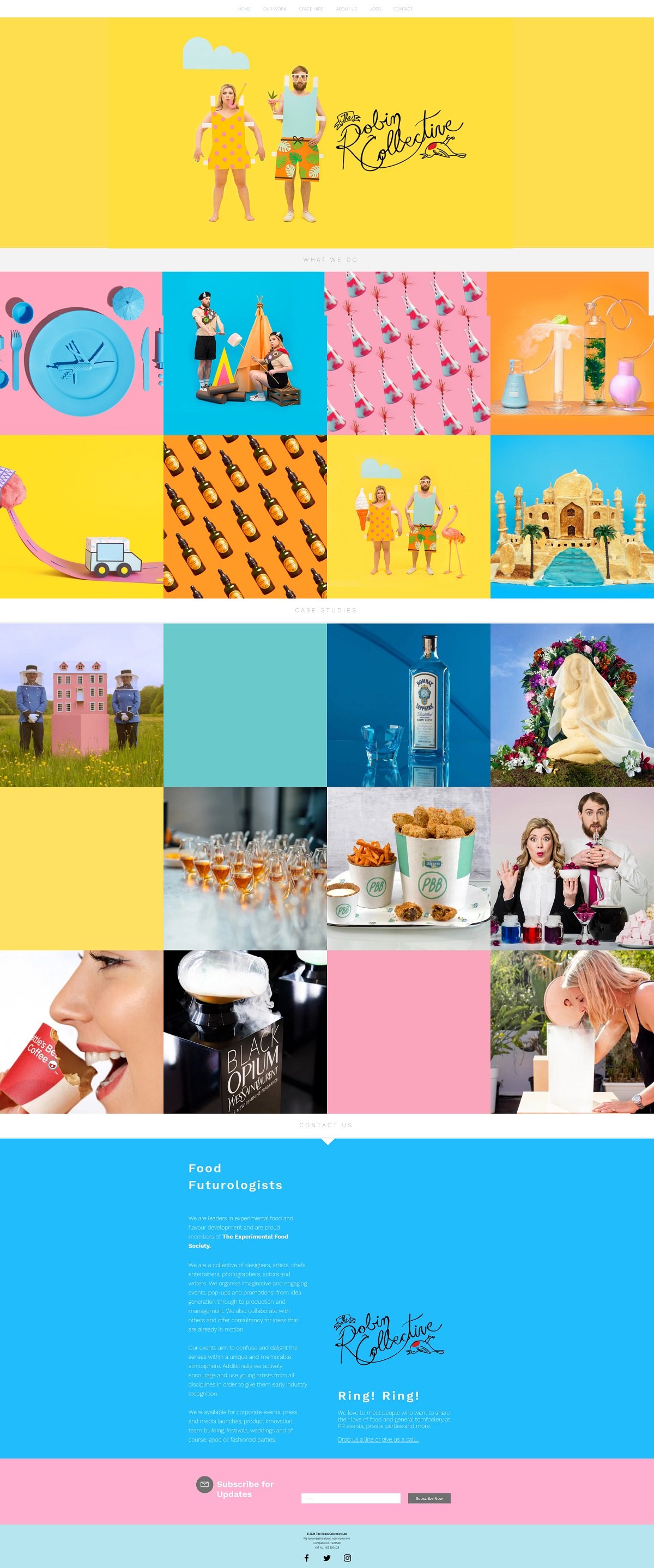 eCommerce website: The Robin Collective