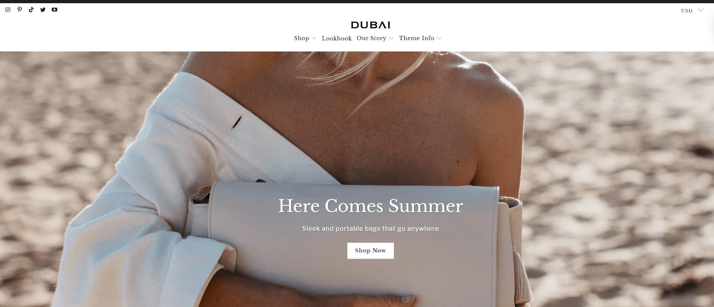 Dubai style turbo theme