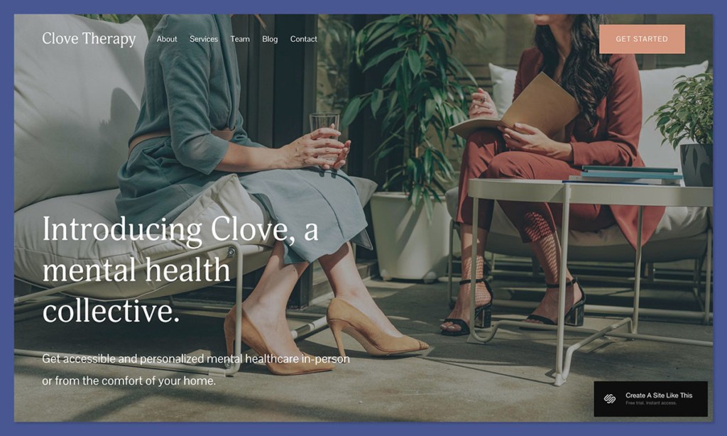 squarespace clove template