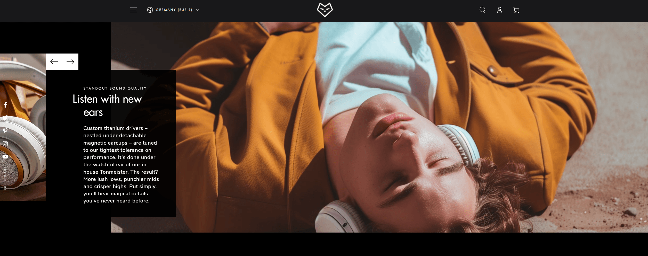 be yours shopify dark preset