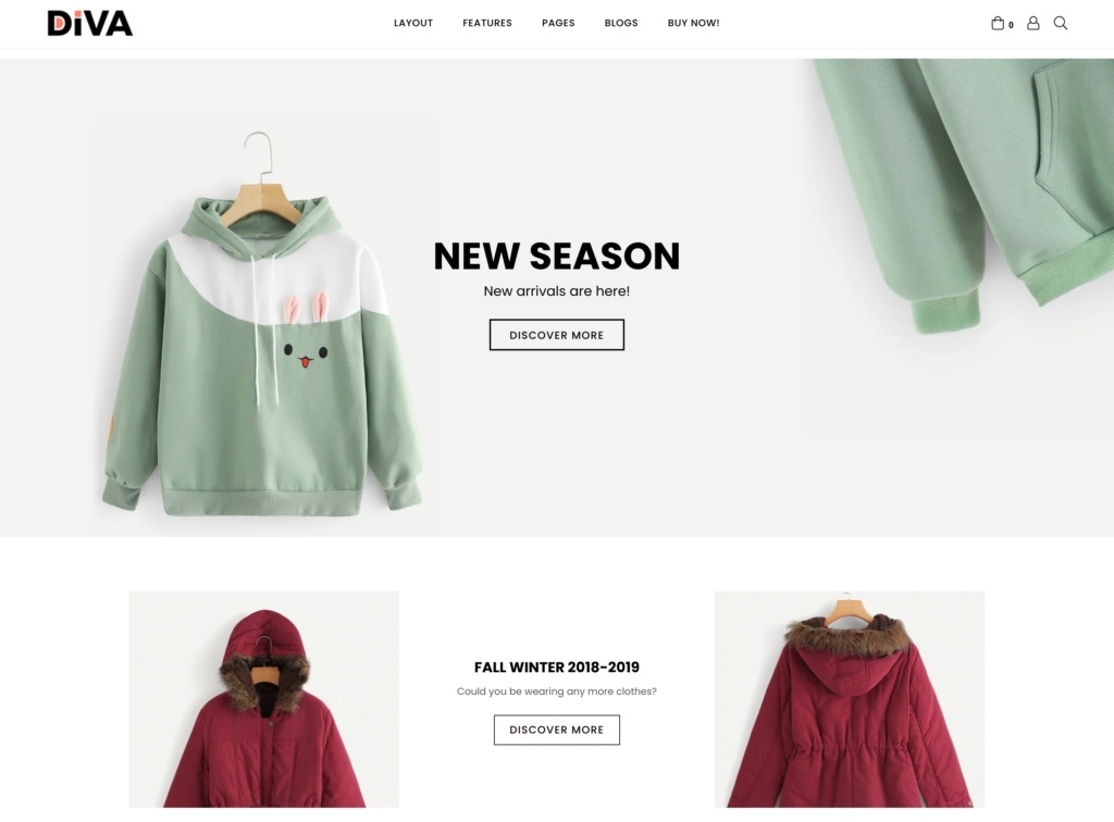 diva shopify theme preview