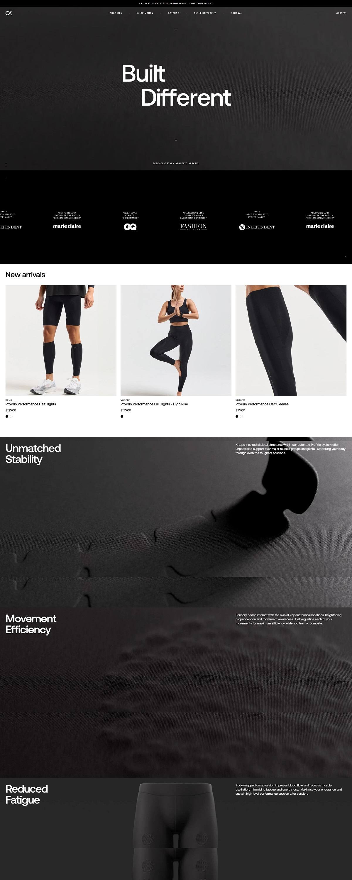 eCommerce website: Over+Above