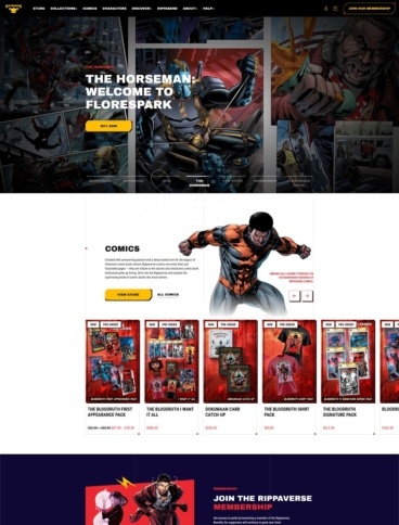 eCommerce website: Rippaverse