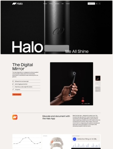 eCommerce website: Halo Dental