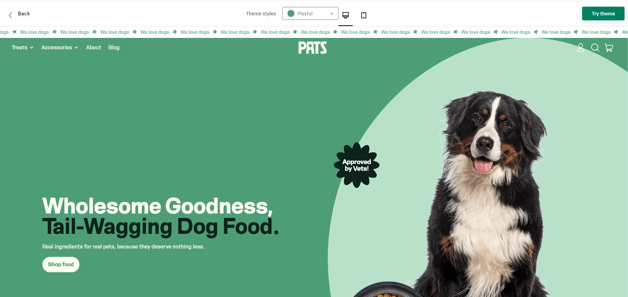 playful shapes style