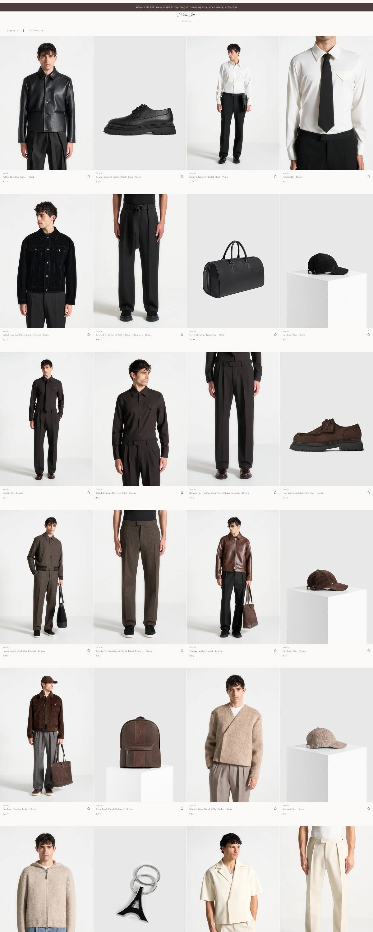 eCommerce website: Manière De Voir