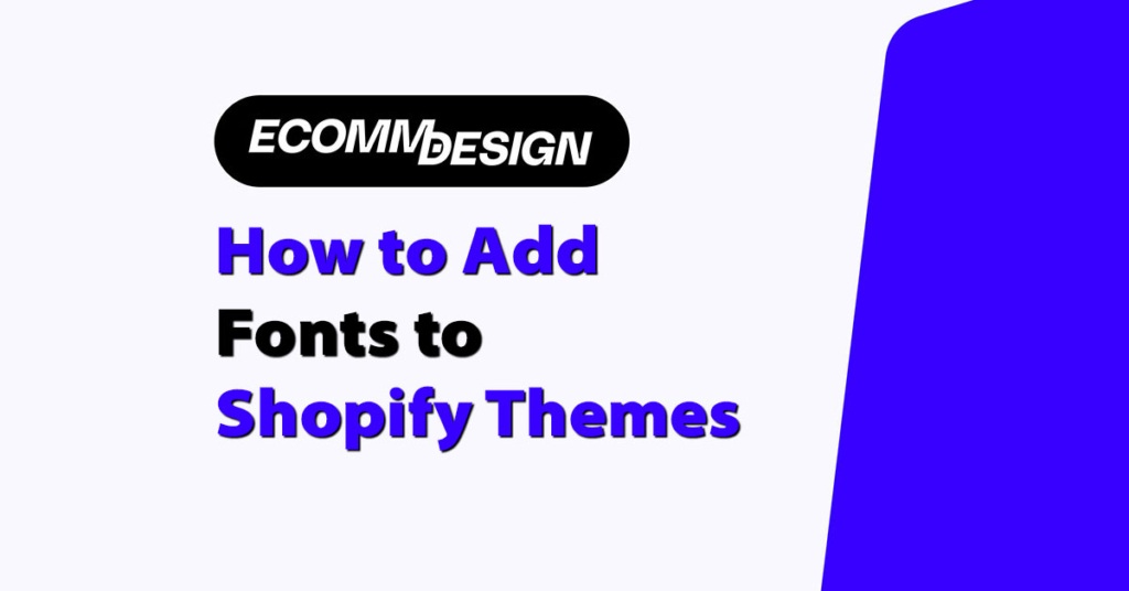 how to add fonts to shopify themes