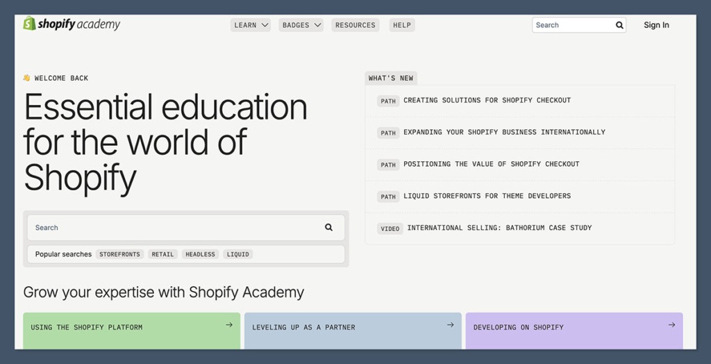 Shopify Academy
