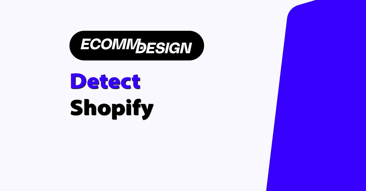 how to detect shopify
