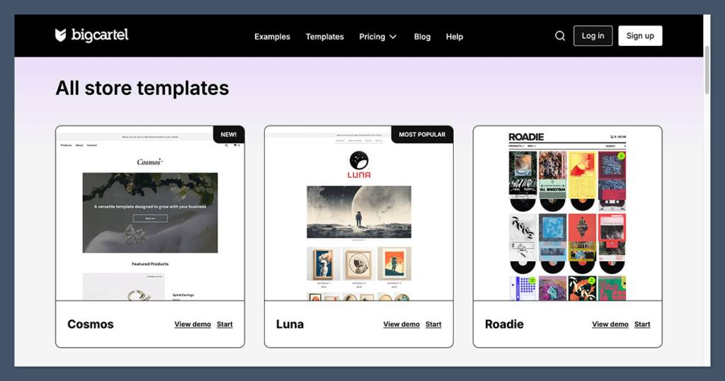 Big-Cartel-Templates