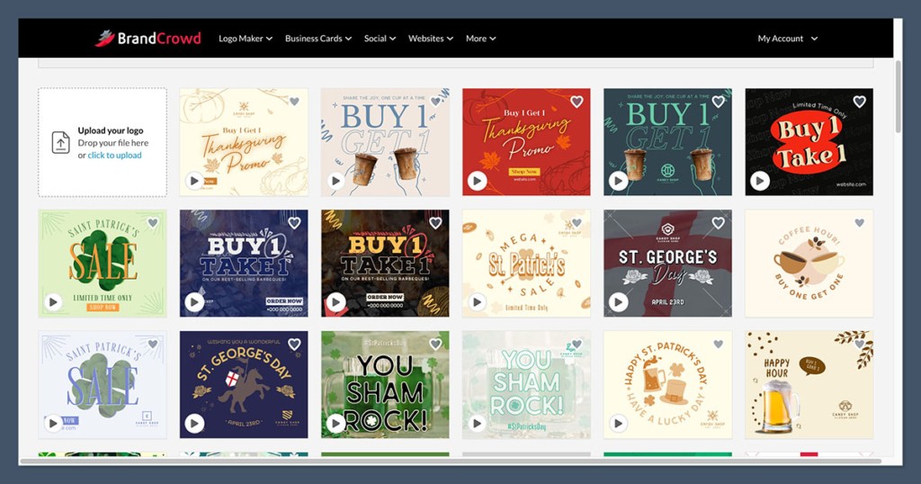BrandCrowd Review Facebook Design