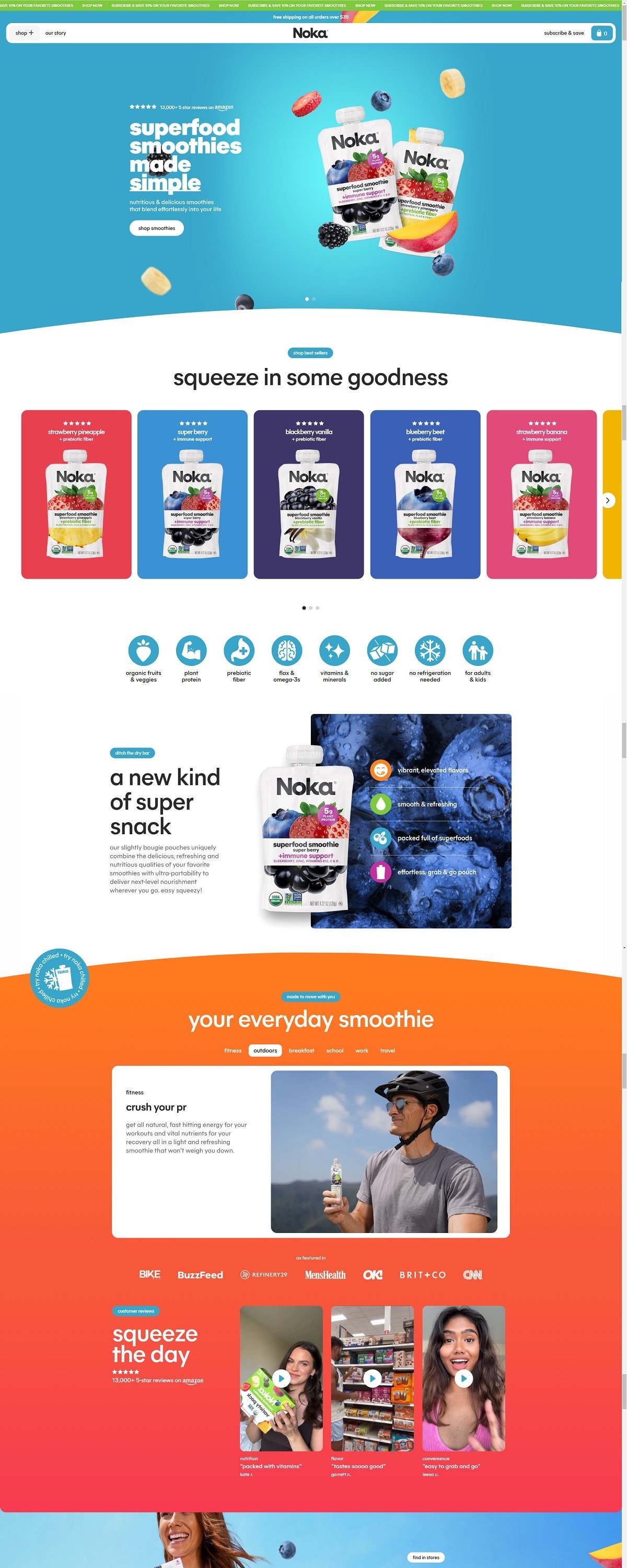 eCommerce website: NOKA