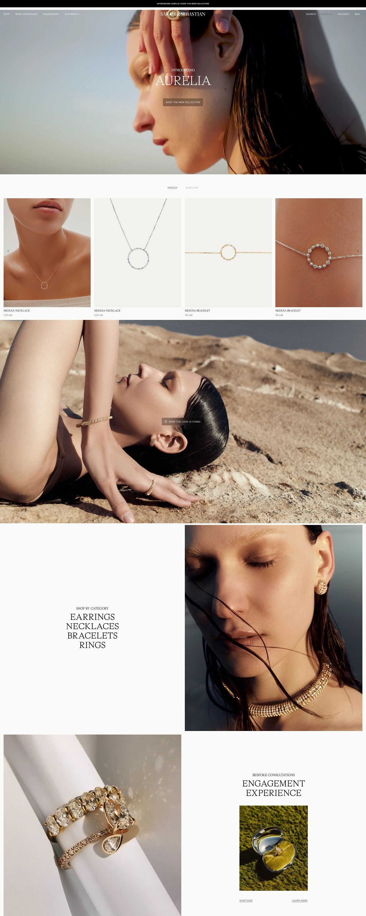 eCommerce website: ​SARAH & SEBASTIAN