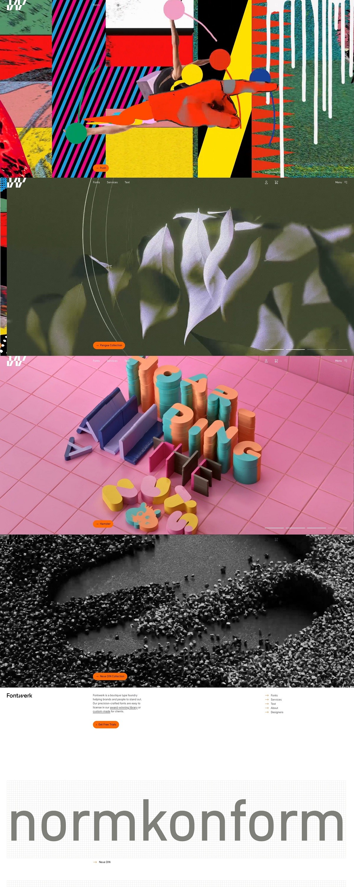 eCommerce website: ​Fontwerk