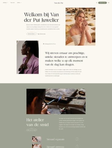 eCommerce website: Jeroen van der Put