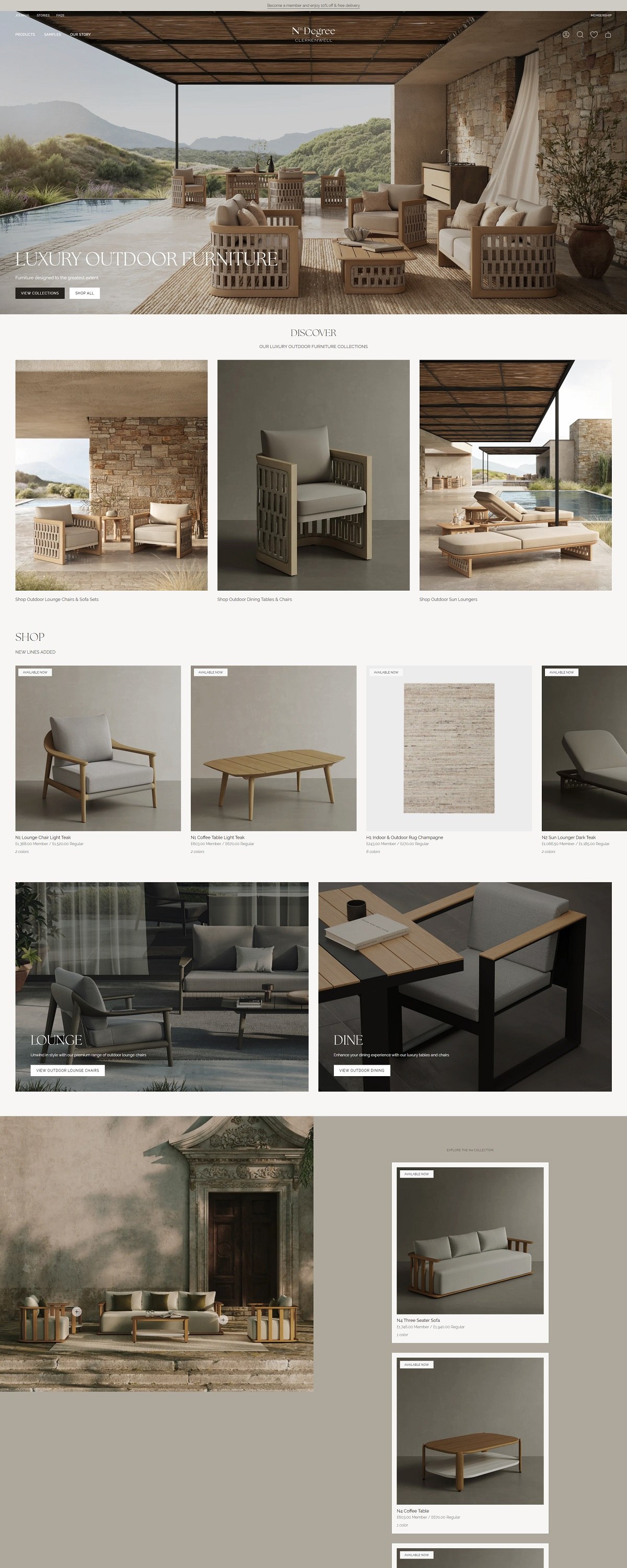 eCommerce website: Nth Degree