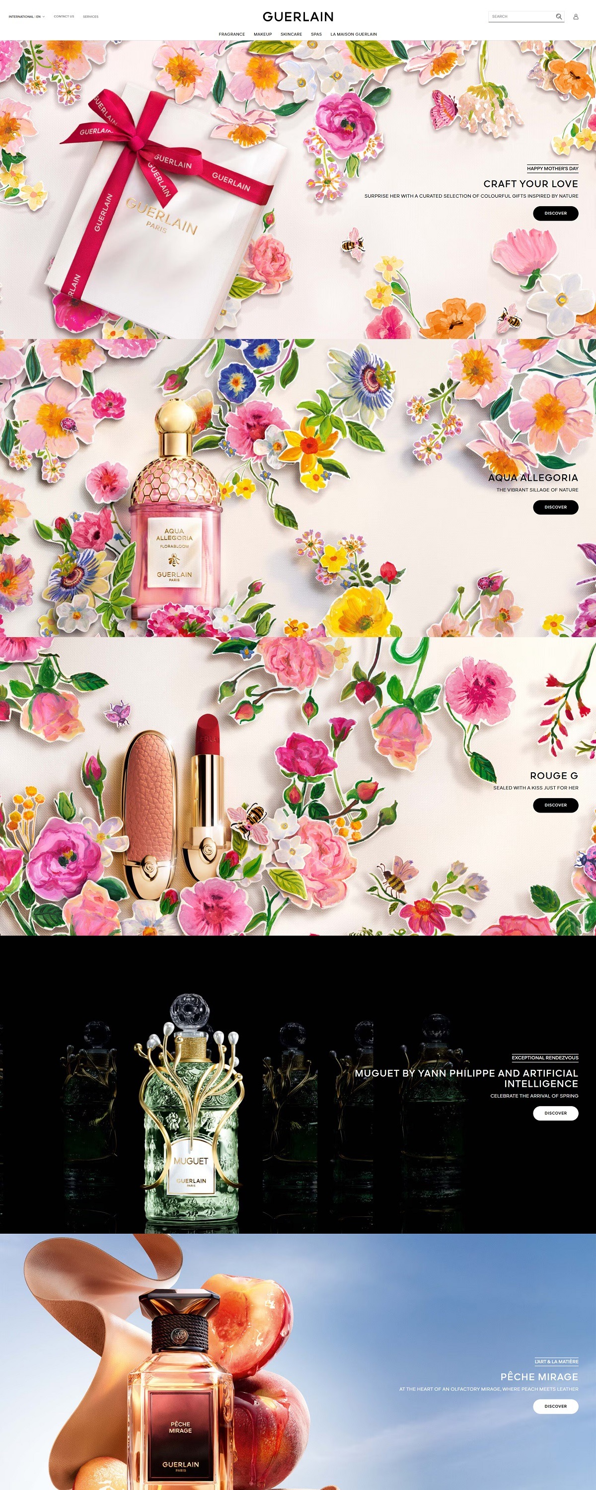 eCommerce website: ​Guerlain