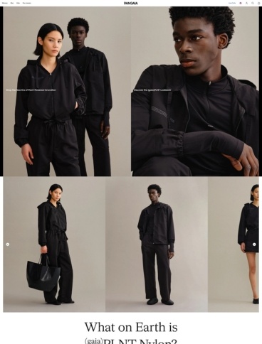 eCommerce website: PANGAIA