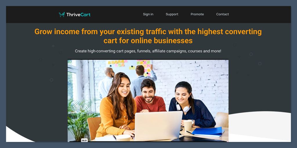 ThriveCart Homepage