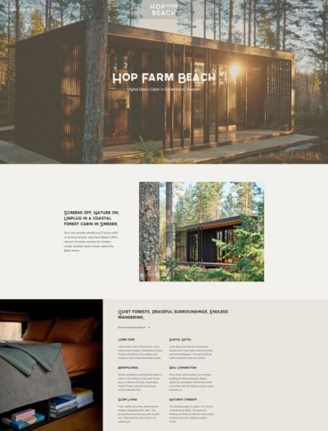 eCommerce website: ​Hop Farm Beach
