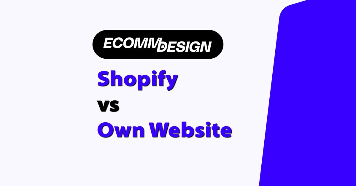 shopify vs own website