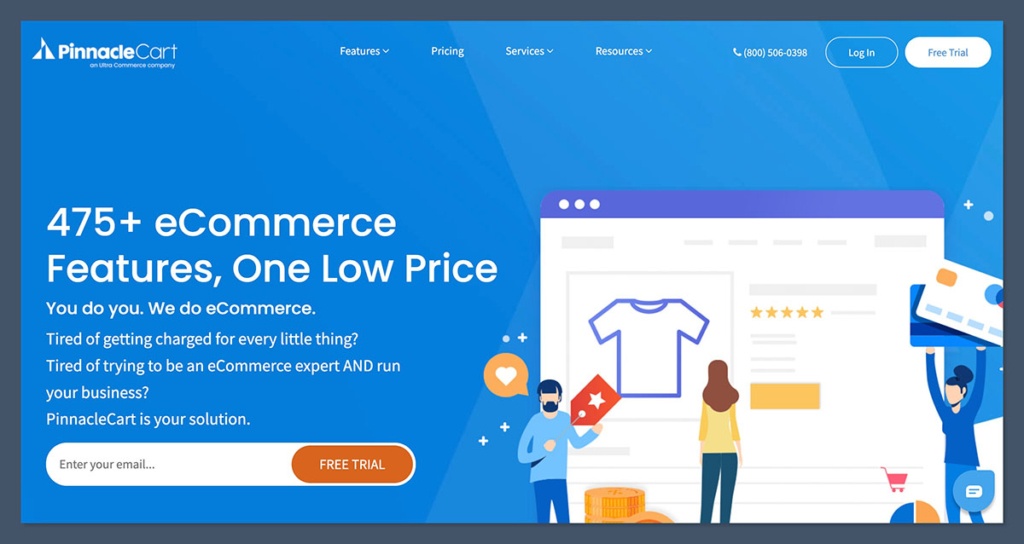 PinnacleCart Homepage