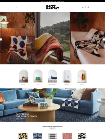 eCommerce website: Happy Habitat
