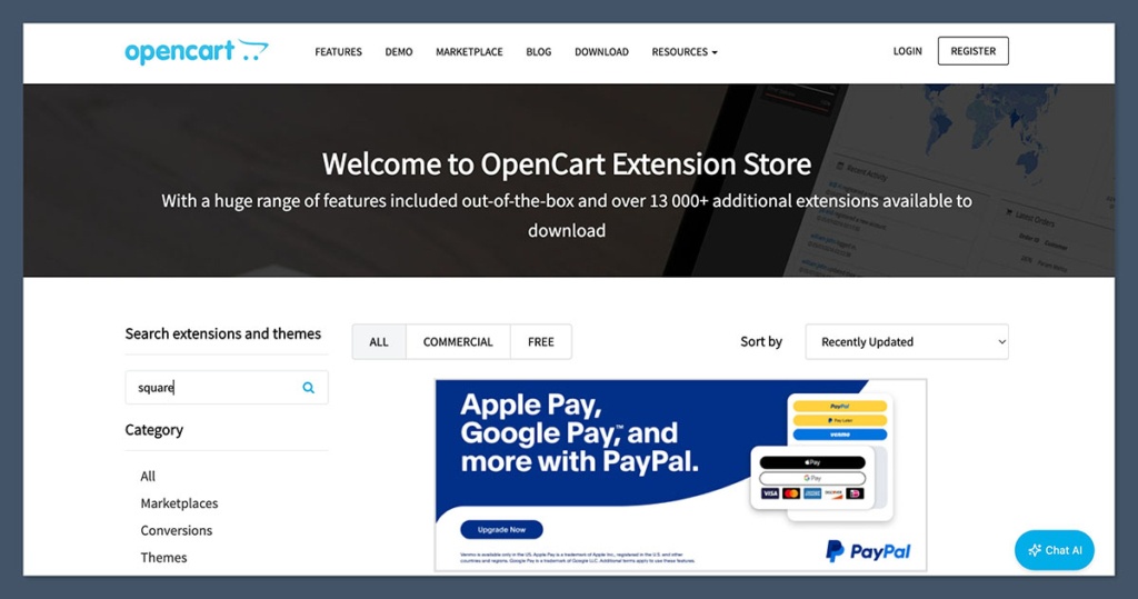 Opencart Marketplace