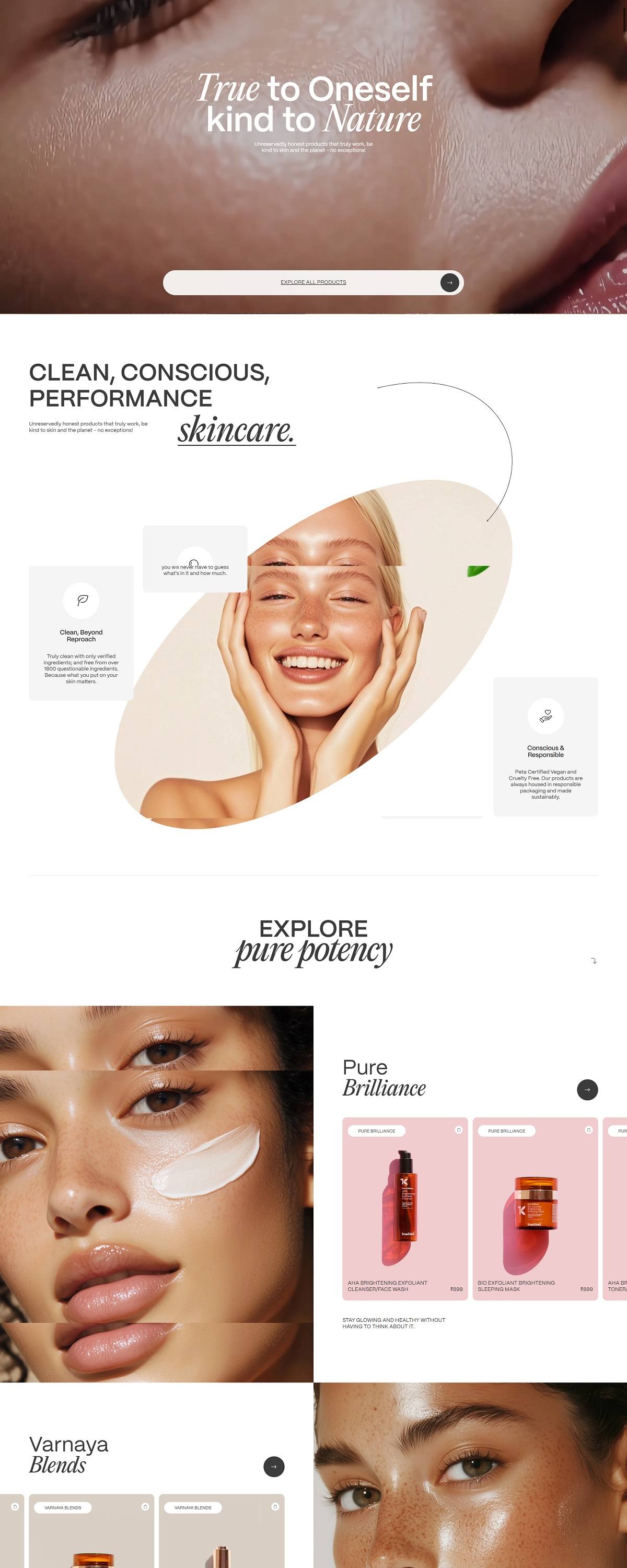 eCommerce website: TrueKind