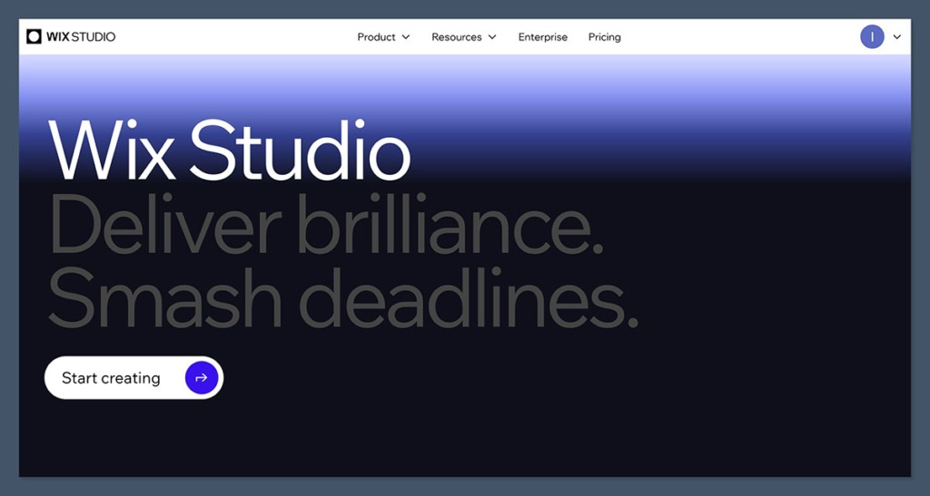Wix Studio Homepage