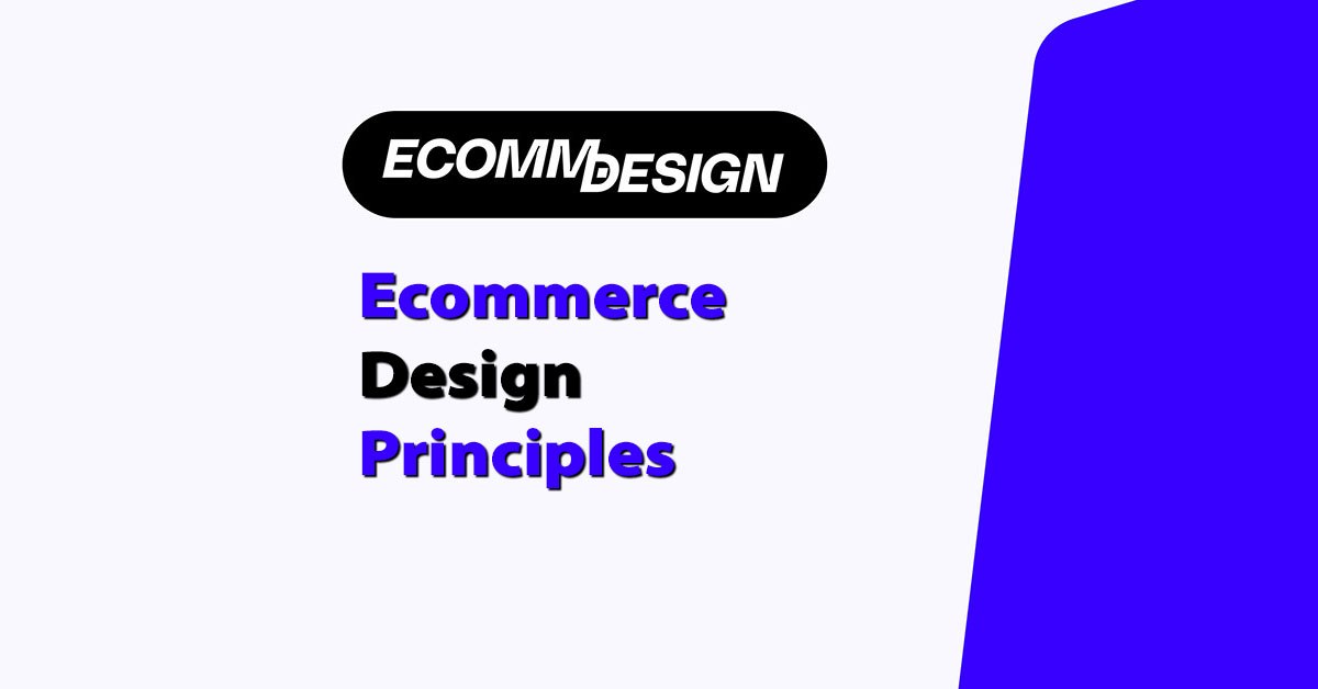 ecommerce design principles