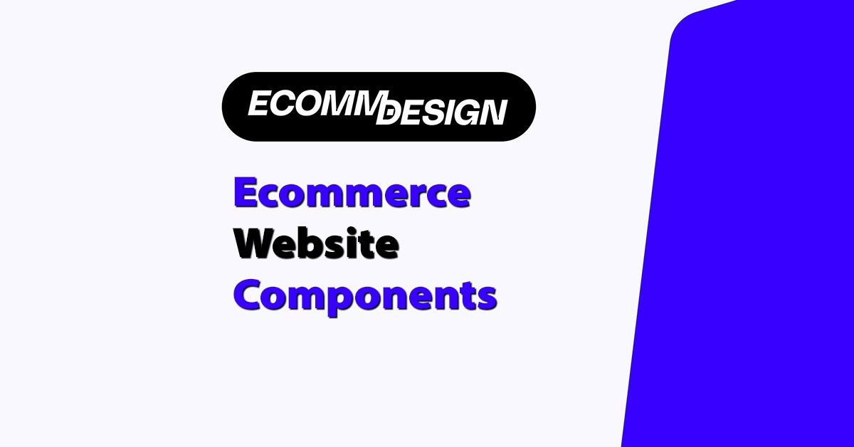 ecommerce website components
