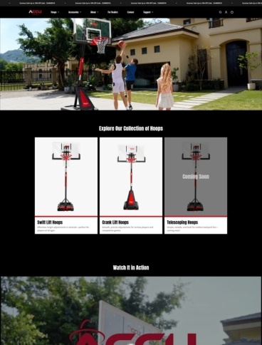 eCommerce website: Accu Level Sports