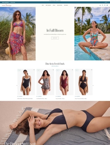 eCommerce website: Mimi Flamingo