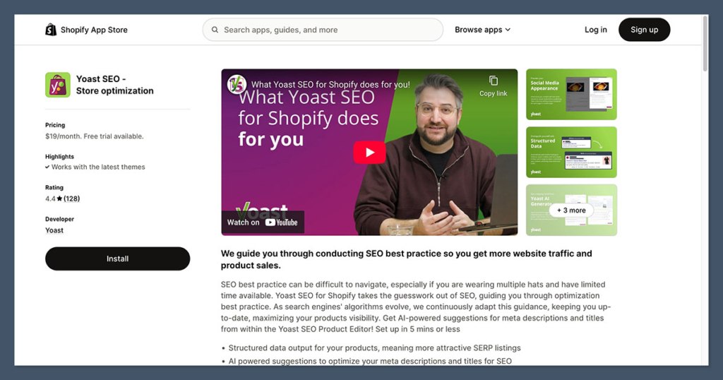 Yoast SEO for Shopify App