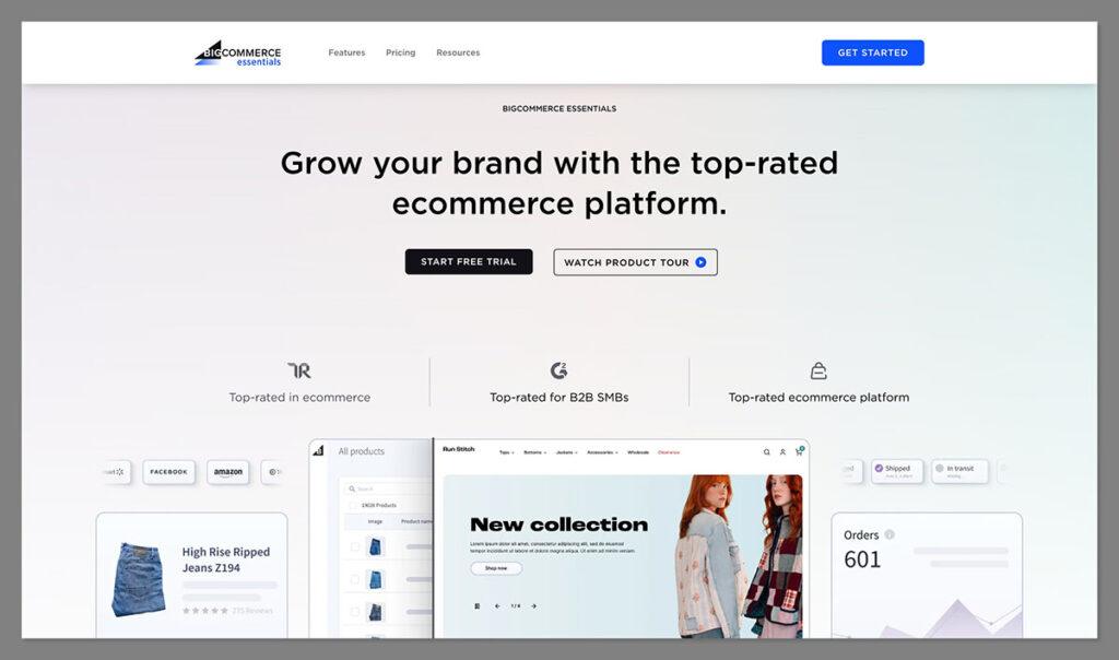 bigcommerce homepage