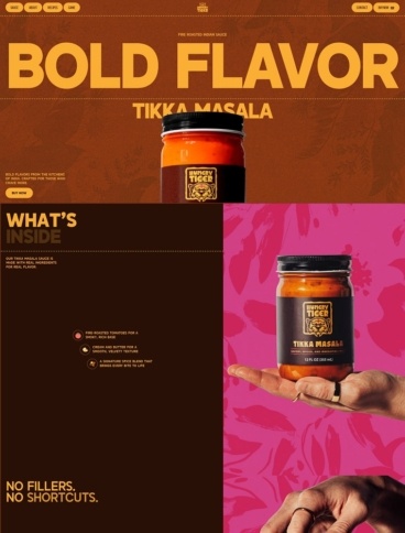 eCommerce website: Hungry Tiger