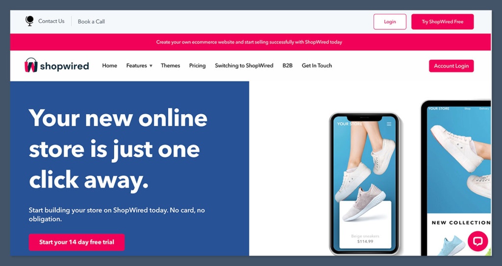 Shopwired Homepage