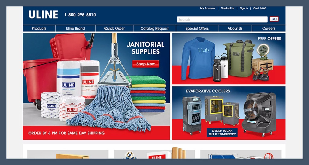 ULINE Homepage