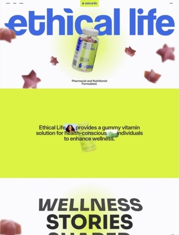 eCommerce website: EthicalLife